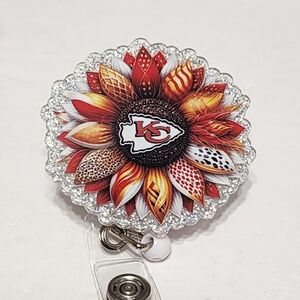 Kansas Badge Reel Gift Sunflower Football Stocking Gift Exchange ID‎